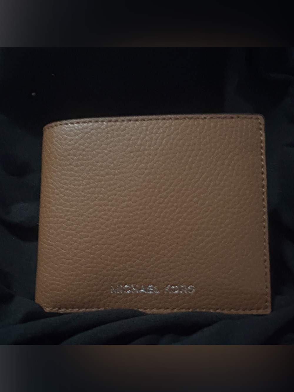 Michael Kors Brown Pebbled Leather Wallet